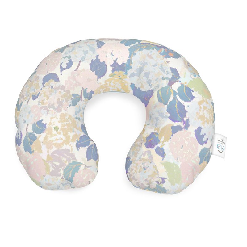 Hushed Hydrangeas Neck Pillow