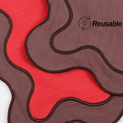 Set of 4 Scalloped Placemats