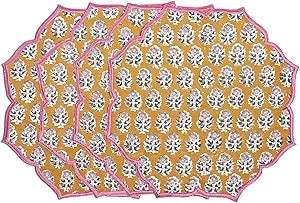 Marigold Charm Placemats (Set of 4)