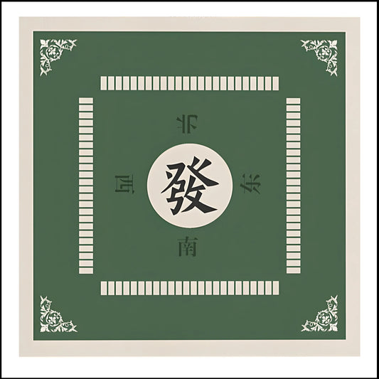 Green Dragon Mahjong Mat